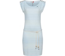 Shirtkleid  Baumwolle hell gestreift