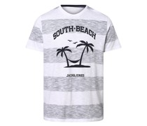 T-Shirt  Baumwolle grau bedruckt