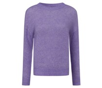 Pullover mit Mohair-Anteil  Wolle flieder