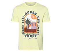 T-Shirt  Baumwolle zitrone bedruckt