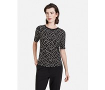 Halbarmshirt  Viskose  gemustert