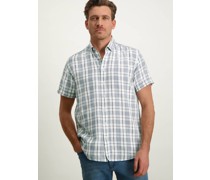 Hemd  Regular Fit Baumwolle blau kariert