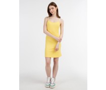 Minikleid aus Rippstrick