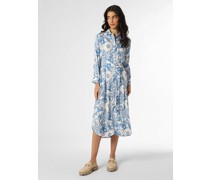 Kleid  Viskose blau gemustert