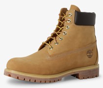 Boots aus Leder  camel