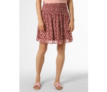Rock  Chiffon bordeaux gemustert