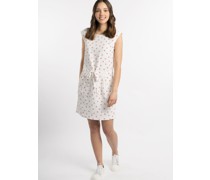 Kleid mit Kirschenprint   gemustert