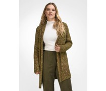Strickjacke  Wolle oliv