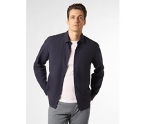 Hemd mit Leinen-Anteil  Regular Fit Lyocell marine Kent