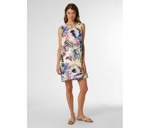 Leinenkleid  weiß gemustert