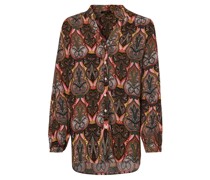 Bluse  Viskose rosa gemustert