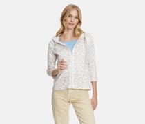Shirtjacke  Baumwolle  gemustert