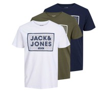 T-Shirt 3er Pack  Baumwolle melange