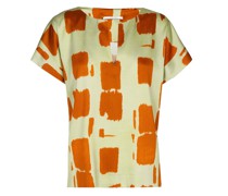 Bluse  Viskose lind gemustert