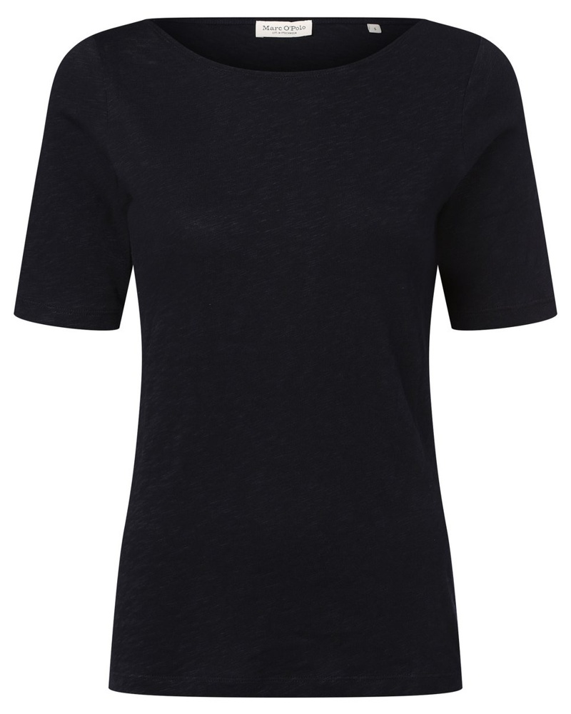 Marc O'Polo Damen T-Shirt Baumwolle marine