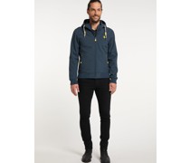 Softshellblouson  blue stone meliert