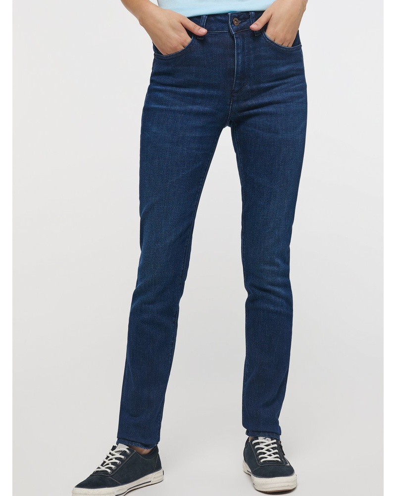 Mustang Damen Jeans Baumwolle dark stone