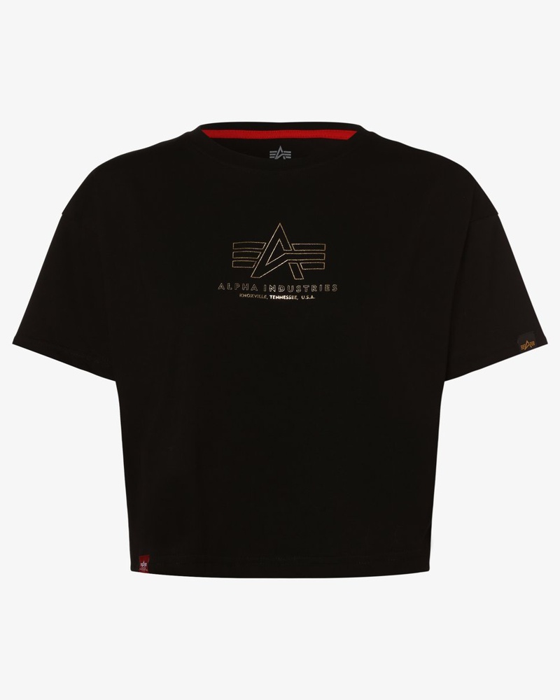 Alpha Industries Damen T-Shirt Baumwolle bedruckt