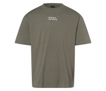 T-Shirt  Baumwolle schlamm bedruckt