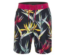 Badeshorts  blau gemustert