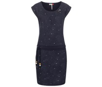Sommerkleid  Baumwolle marine gepunktet