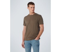Rundhals T-Shirt  Baumwolle