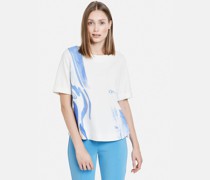 Halbarmshirt  Viskose  gemustert
