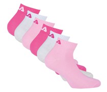 Socken 6er Pack  Baumwolle pink