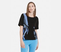 Halbarmshirt  Viskose  gemustert
