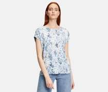 Casual-Shirt  Viskose  gemustert