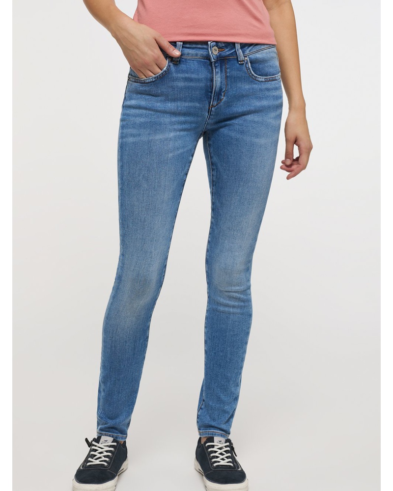 Mustang Damen Jeans Baumwolle light stone