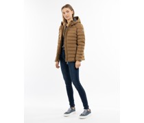 Wattierte Winterjacke  sand