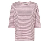 Shirt  Baumwolle weiß gestreift