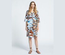 Kleid  Wolle  gemustert