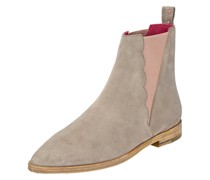 Chelsea-Boots  Leder taupe