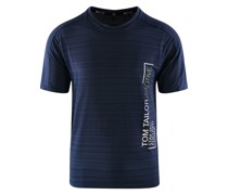 T-Shirt   marine meliert