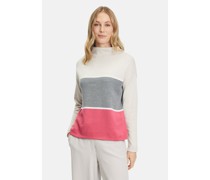 Strickpullover  Baumwolle mehrfarbig gemustert