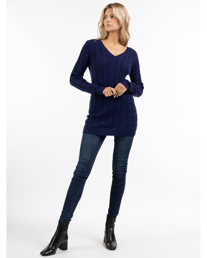 Usha Damen Strick Pullover Viskose