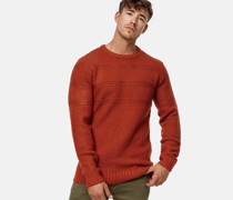 Strickpullover  Grobstrick braun