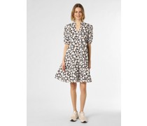Kleid  Baumwolle marine gemustert