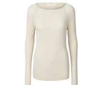 Langarmshirt  Viskose weiß