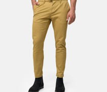 Chinohose  Baumwolle khaki