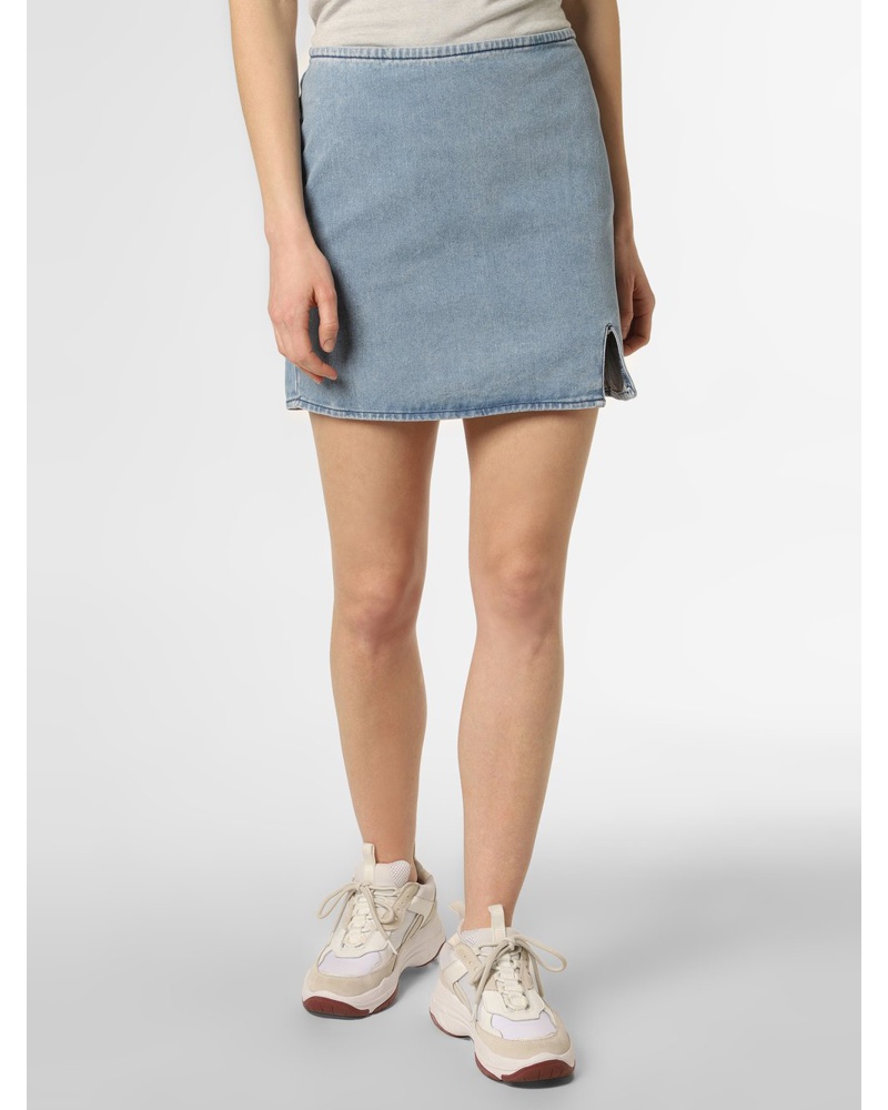 Noisy may Damen Jeansrock Baumwolle light stone