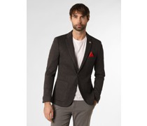 Sakko  Slim Fit Jersey marine strukturiert