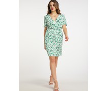 Kleid mit Blumenmuster   gemustert