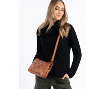 Kleintasche  Leder camel