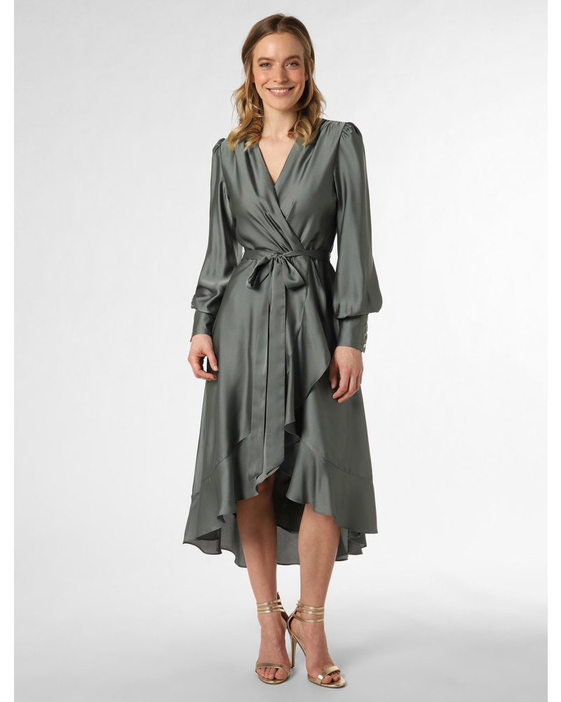 Swing Damen Abendkleid Satin tanne