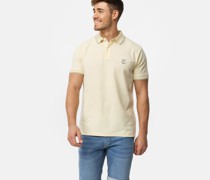 Poloshirt  Baumwolle vanille
