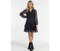 Midi Langarmkleid