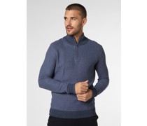 Pullover  Baumwolle blau gemustert